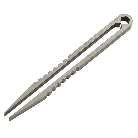 Yokua Mini Titaniums Alloy Tweezers, Tweezers Travel Mini Tool for Survival Outdoors