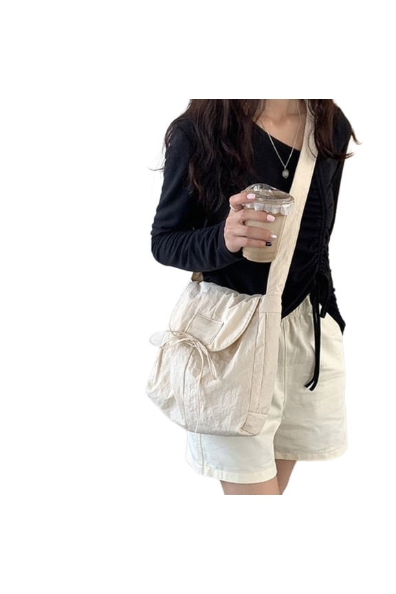 Modern Large Capacity Flip Top Shoulder Bag for Individuals Crossbody Bags