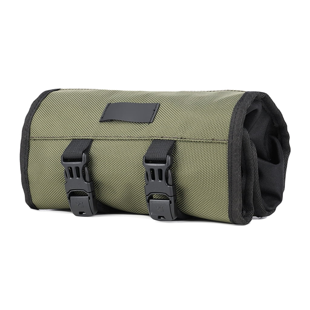 Yokua Motorcycle Tool Roll Bag Tool Small Tool Bag Wrench Organizer Pouch Wrap