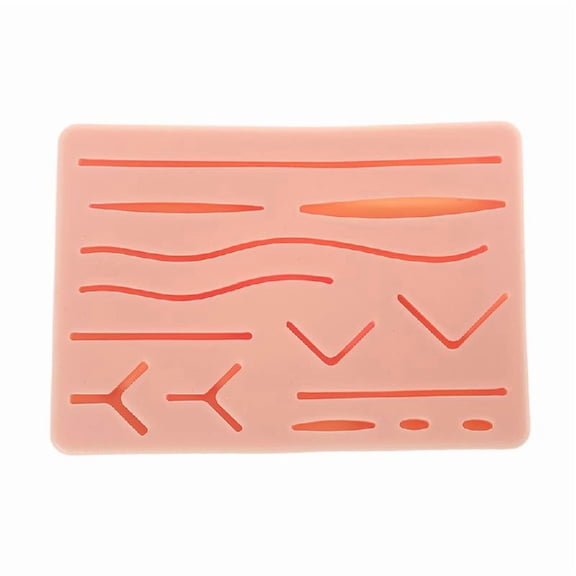 Yokua Multi-purpose Suture Training Pad Realistic Silicone Pad Education Use Only