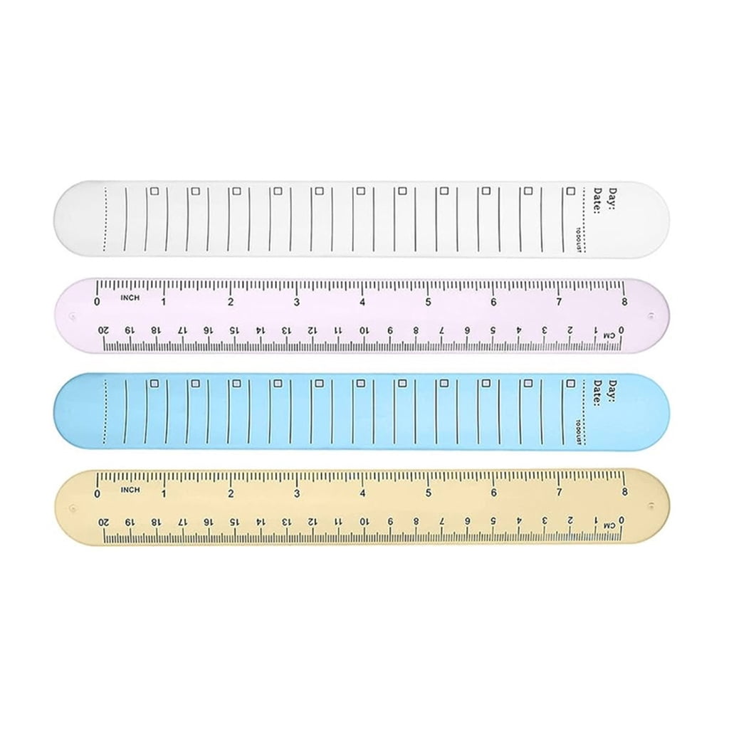 Yokua Multifunctional 3-in-1 Slap Bracelets, Memos Pad, Ruler for ...