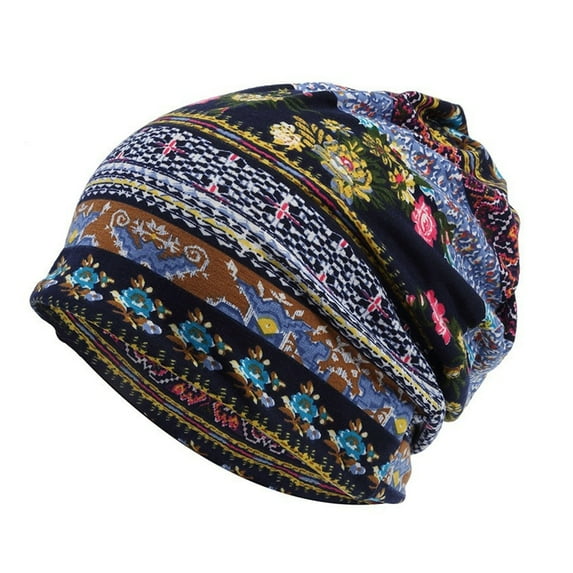 Yokua Multiuse Slouch Turban Hat Breathable Soft Headwrap Hat for Various Occasion