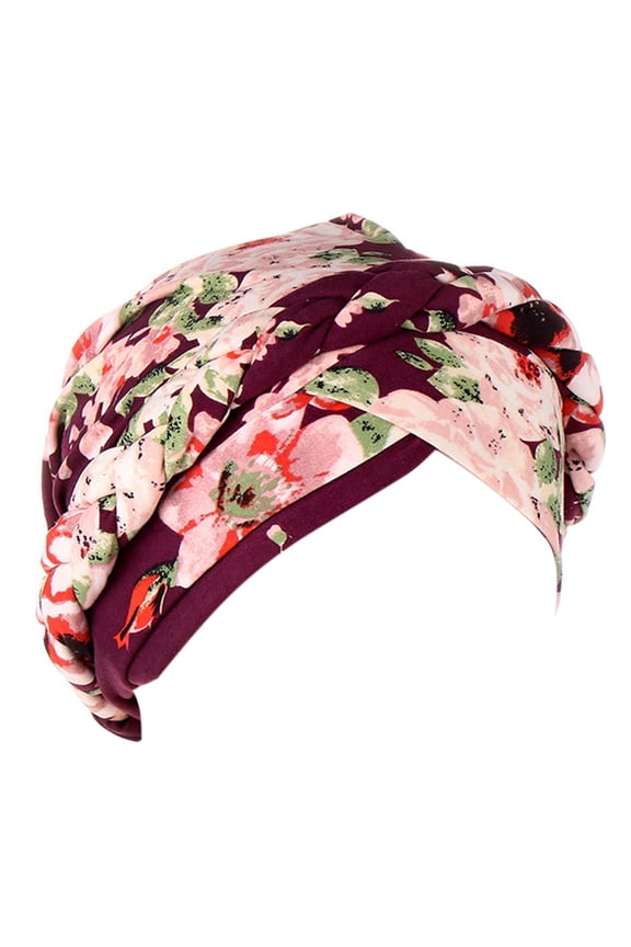 Nursing Cap Hijab Braided Chemo HairLoss Headwear Turbans Hat for Wife Sisters