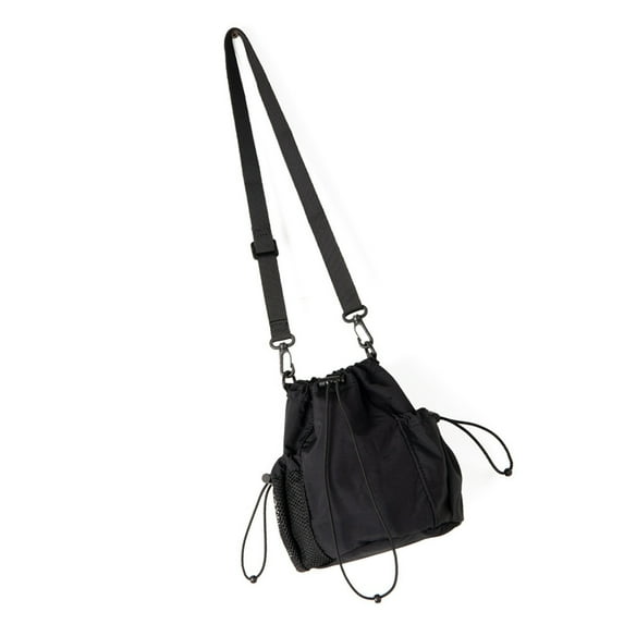 Yokua Nylon Drawstring Bucket Bag Casual Delicate Shoulder Korean Crossbody Purse