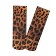thumbnail image 1 of Yokua Nylon Snakeskin Leopard Print Ankle Socks for Everyday Wear Women's Silk Socks, 1 of 17