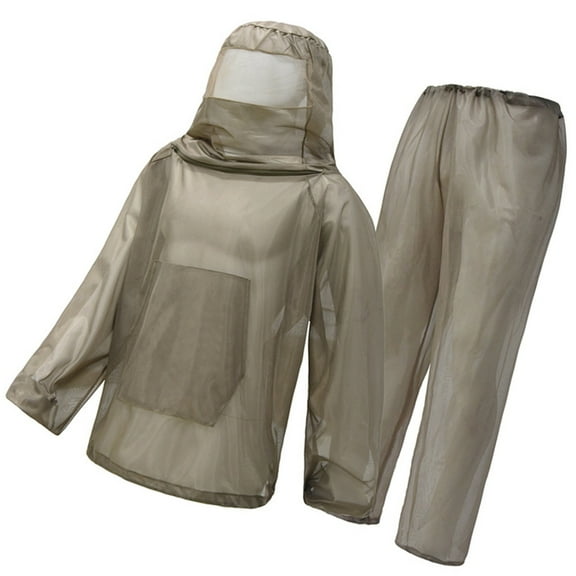 Yokua Outdoor Mosquitoes Mesh Clothes amping Breathable Suit Beekeepers Mesh Hood