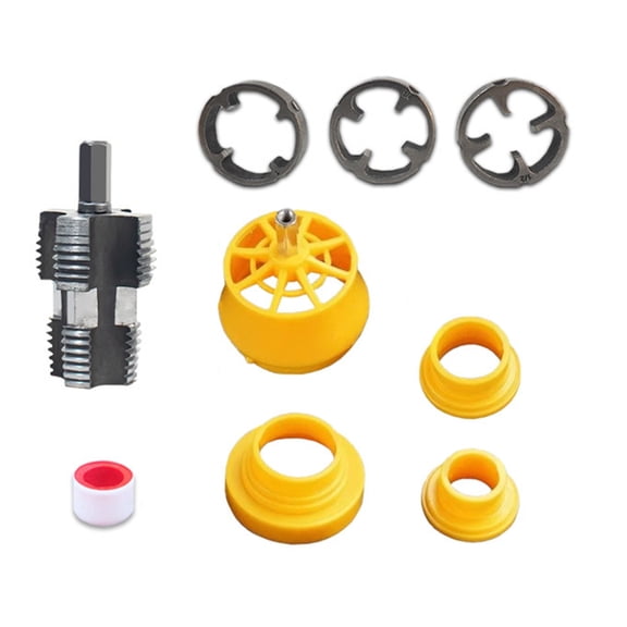 Yokua PVC Thread Maker Tool 1/2inch 3/4inch PVC Pipe Threading Dies Plumbing Tool