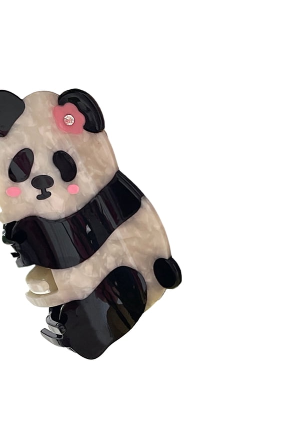 Panda Shaped Claw Clip Ponytail Holder Hair Clip Teens Girls Hair Decorations