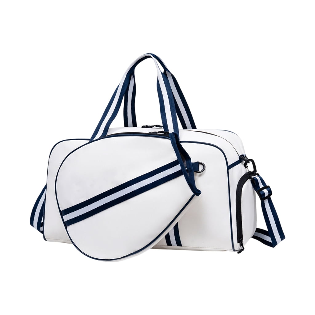 Yokua Pickleballs Toted Bag Duffle Bag Large Sports Gym Bag with Shoe Compartment