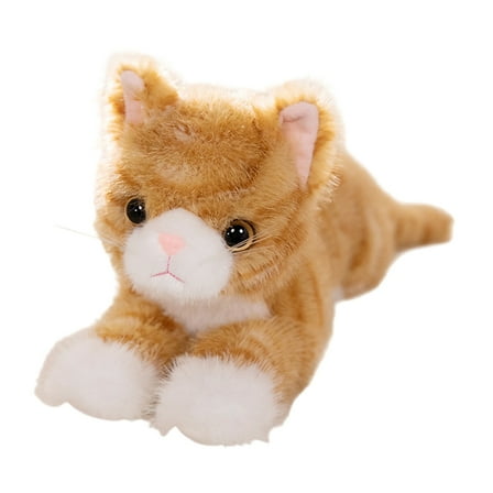 Yokua Playful Plush Cats Toy Realistics Stuffed Animals for Kids Room Decoration