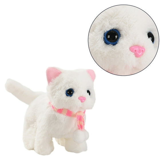 Yokua Plush Cat Toy Cute Stuffed Animal Musical Electric Toy Gift for Toddlers