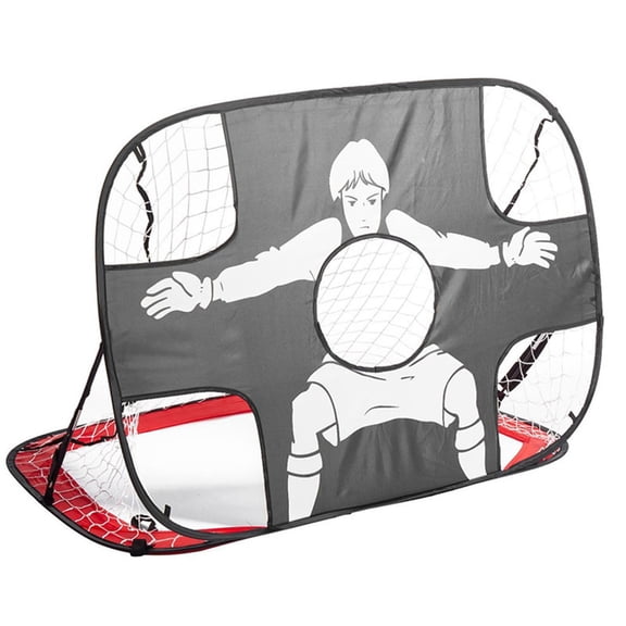 Yokua Popup Soccer Goal Set for Kids Mini Football Training Goal Net for Backyard