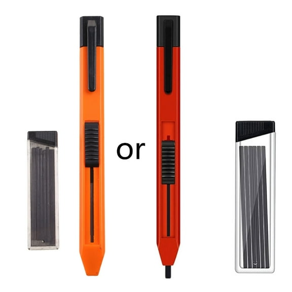 Yokua Pro Mechanical Pencil Set with 4.0mm Lead Refills for Carpenter Woodworking