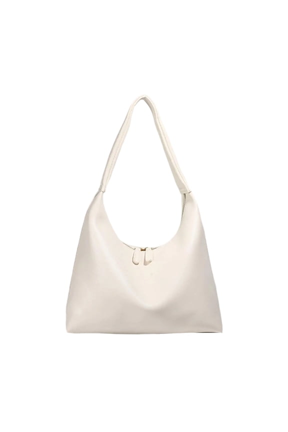 Pu Slings Hoboes Handbag Retro Clutch Purse with Zipper Closure Shoulder Bag