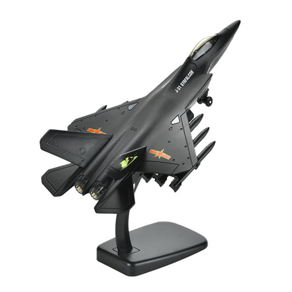Yokua Pull Back Airplanes Toy Diecast Metal Fighter Jet Bombers with Display Rack