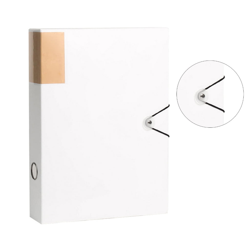 Yokua Pull In/Out Desk File Organiser Folder Plastic Archives Case with ...