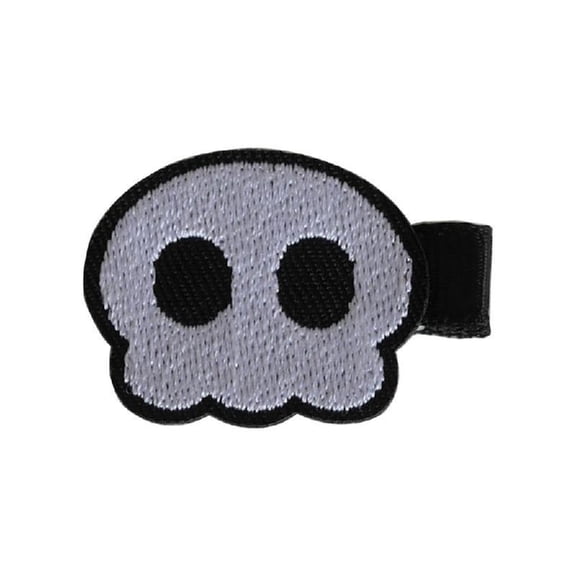 Yokua Punk 90s Aesthetic Duckbill Cross/Skull Hairpin for Woman Charm Hair Clip