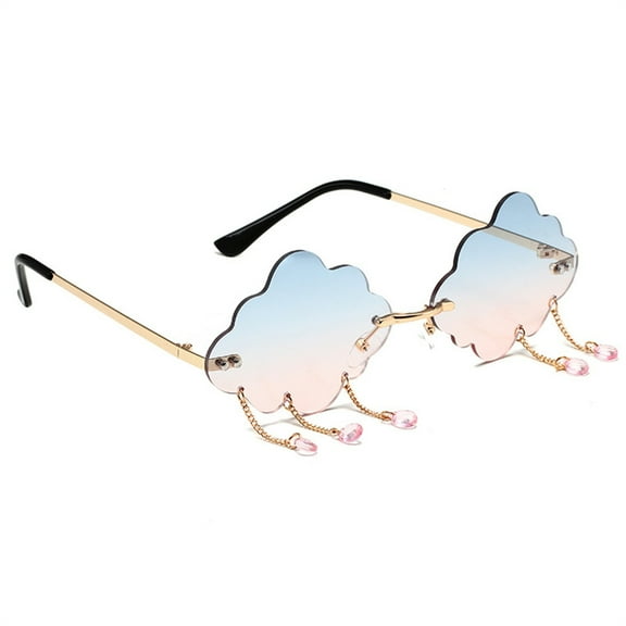 Yokua Punk Shades Glasses for Music Festival Boys Girls Lightweight Sunglasses