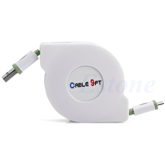 Yokua Retractable Micro USB Data Sync Charger Cable Cord Lead For Androids Phone