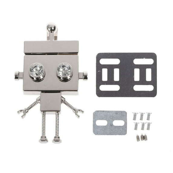 Yokua Robot Shape Clasp Turn Lock Twist Locks Metal Hardware For DIY Handbag Shoulder