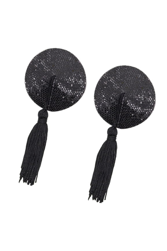 Sequins Tassels Pasties Sticky Bra Nipple Covers Reusable Pasty Breast Petals