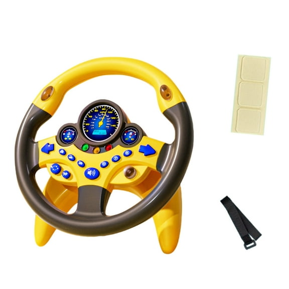 Yokua Simulated Driver Car Toy Educational Steering Wheel Car Driving Toy Baby Gift