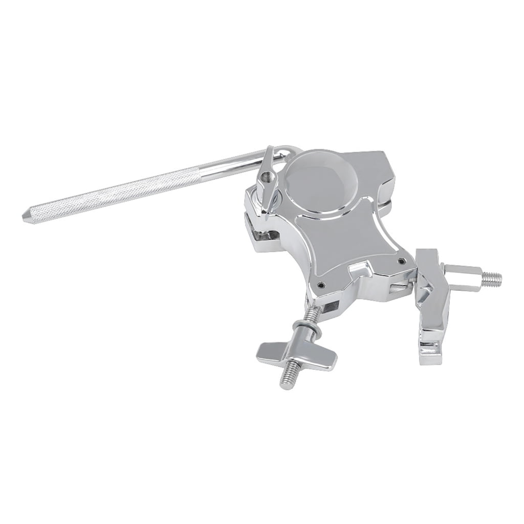 Yokua Single L Rod Mount Clamp Mounting Bracket Zinc Alloy Drum Parts Extension Clip