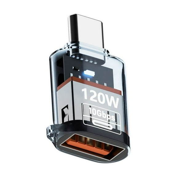 Yokua Small Adapter with Indicator Light USB C Male to USB 3.2 Female Adapter