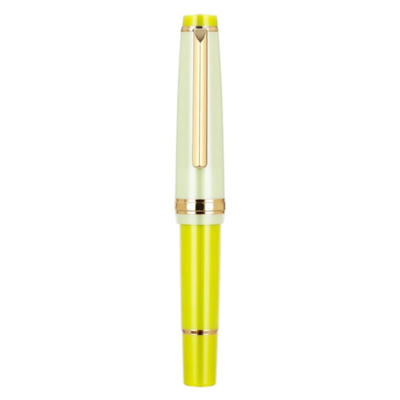 Yokua Small Short Fountain Pen with Twisting Inks Converter for Writing Drawing