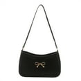 thumbnail image 1 of Yokua Small Shoulder Bag For Women Bows Design Trendy PU Leather Underarm Purse, 1 of 21