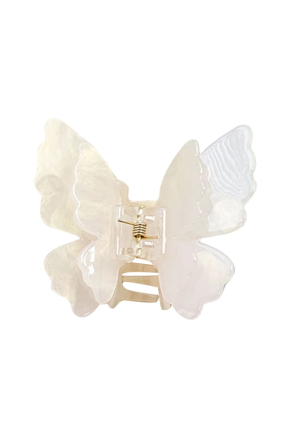 Sophisticated Double Layer Butterfly Hair Clip Claw for Women Hair Styling