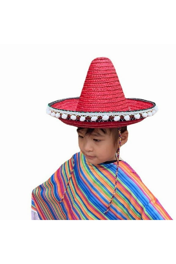 Spanish-style Hat Colorful Sombrero Cap Traditional CincoDeMayo Hat Party Wear