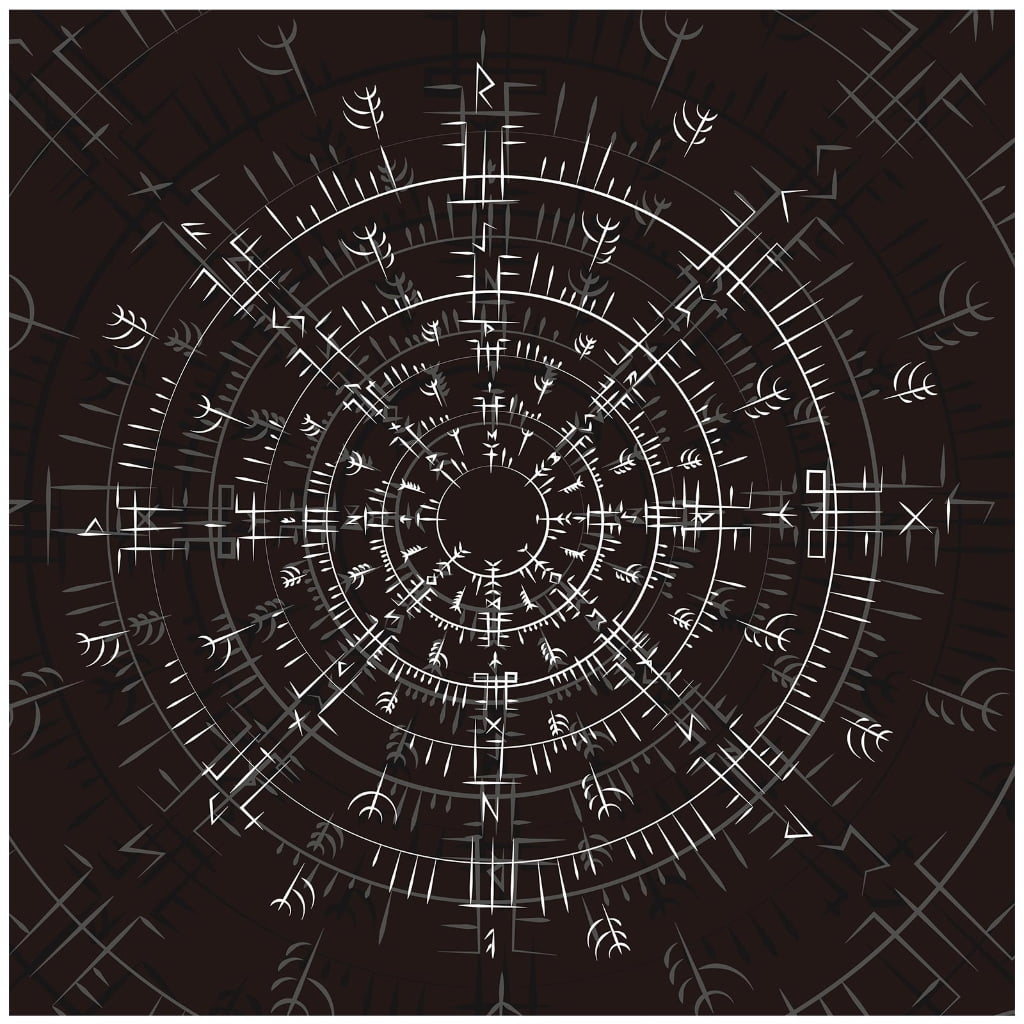 Yokua Square Altar Board Game Cards Pad Rune Table Cloth Metaphysical ...