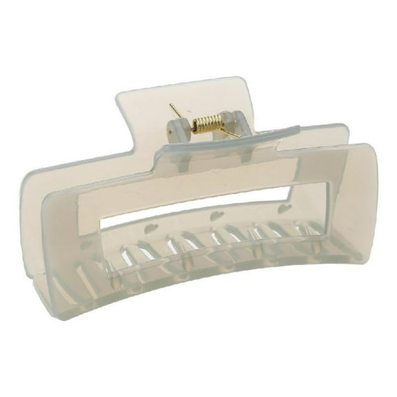 Yokua Square Hair Clip Transparent Hair Claw Clamps for Women Girls 4" Claw Clip