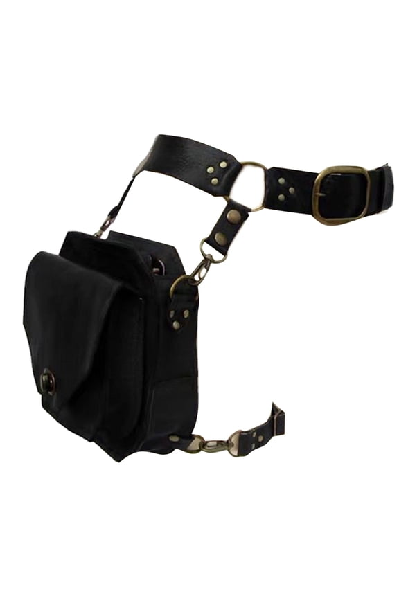 Steampunk Drop Leg Thigh Bag For Men Women, Medieval Waist Bag Leg Bag