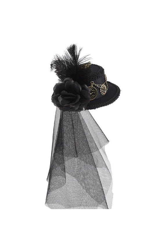 Steampunk Top Hat Halloween Goth Hat Steampunk Time Traveler Hat Goth Top Hat