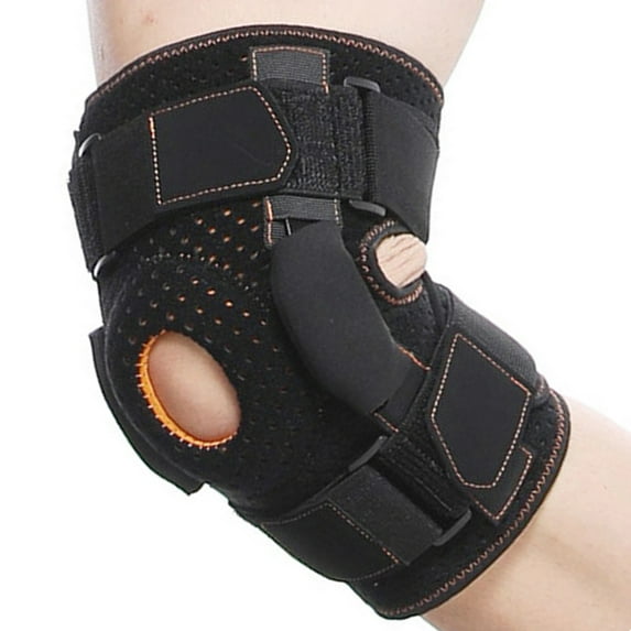 Yokua Steel Hinged Knee Brace Adjustable Knee Support with Stabilizers for Women Men