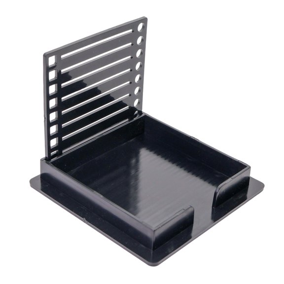 Yokua Sticky Note Holder with Stencil Memo Pad Organizer Sticky Pad Dispenser