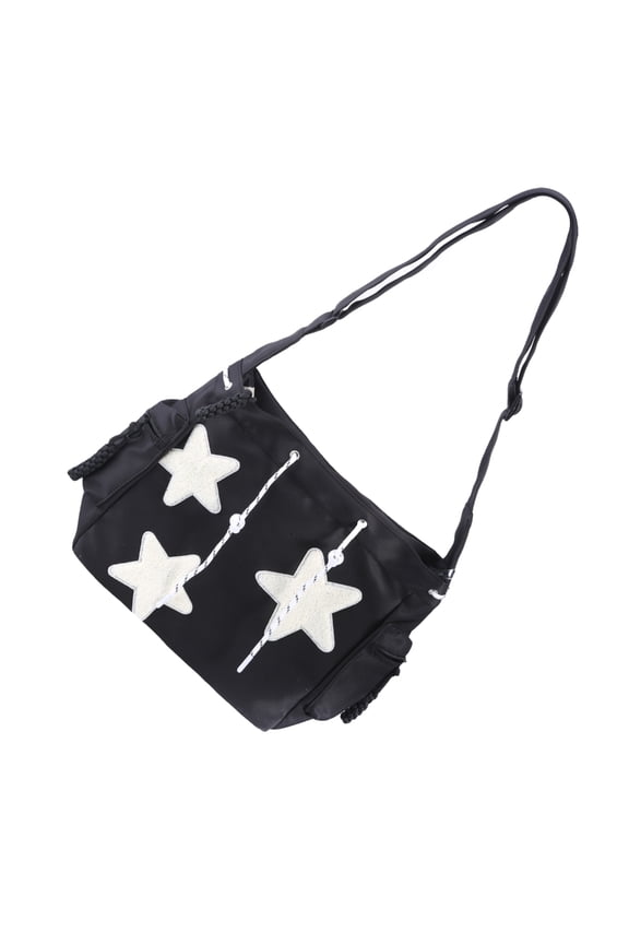 Student School Bag Women Shoulder Bag Star Pattern Crossbody Messenger Bag