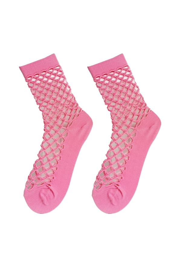 Stylish JK Style Hole Socks Multi-Color Women's Fishnet Socks Hollow Out Socks