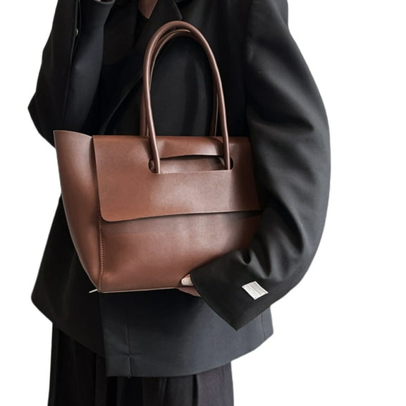 Yokua Stylish Oversized Bag Women PU Tote Bag Handbag Perfect for Work & Travel Gift