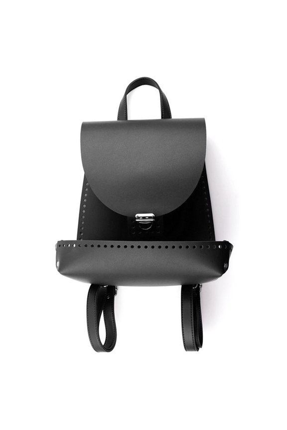 Stylish Weaving Backpack Essential PU Leather Comfortable Shoulder Strap