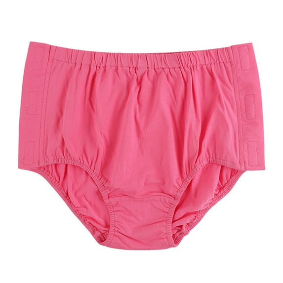 Yokua Stylish Women's Tear Away Underwear Cotton Adaptive Briefs for Postoperation