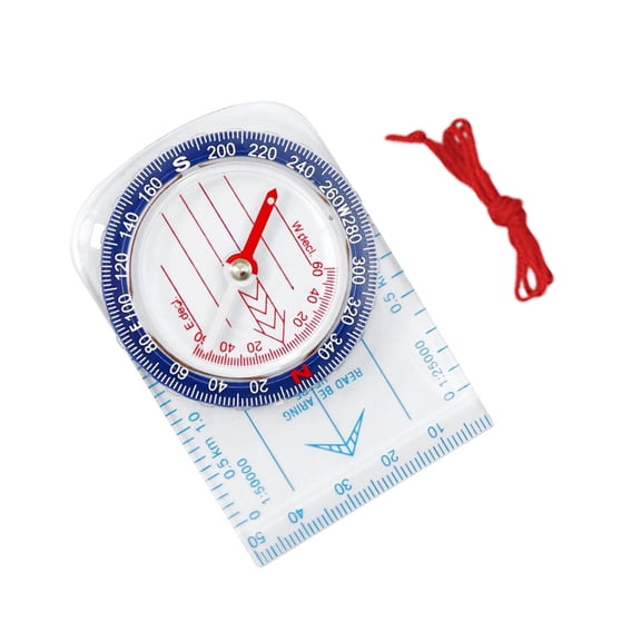 Yokua Survival Navigation Baseplate Map Compasses with Scale Orienteering Base Plate