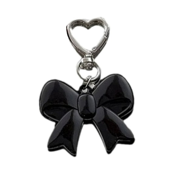 Yokua Sweet Bows Car Keychain Bowknot Keyrings Heart Keyring Hanging Ornaments