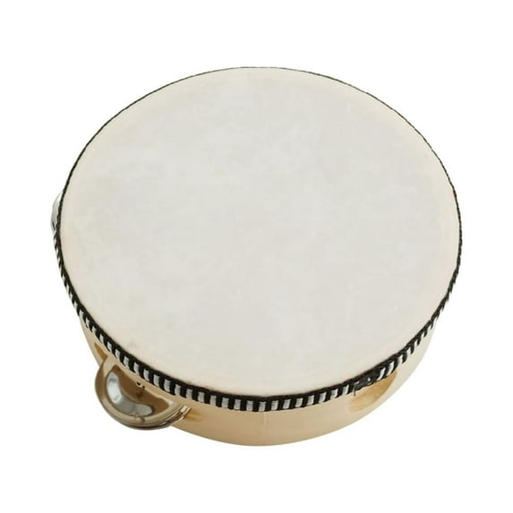 Yokua Tambourines with Metal Bells Drum Hand Percussion for Adults Church Party