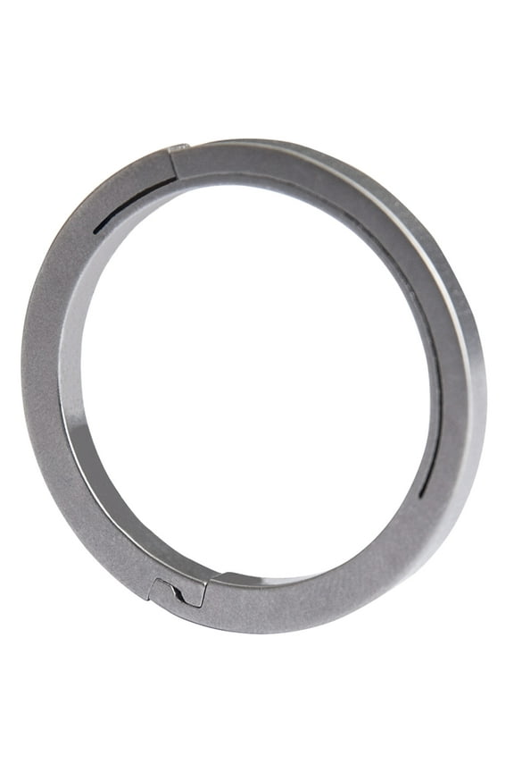 Titanium Key Rings Heavy Duty Keychain Rings Side-Pushing Key Chain Rings