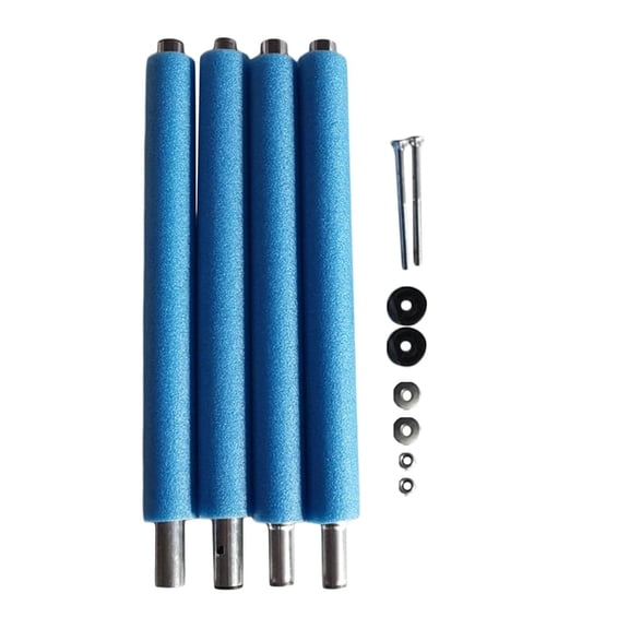 Yokua Trampolines Poles with Foams Sleeve 4 Sections Trampolines Replacement Poles