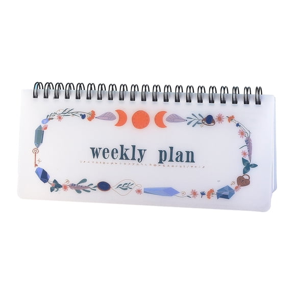 Yokua Twin-coil Binding Undated Weekly Planner Notebook Appointment Diary
