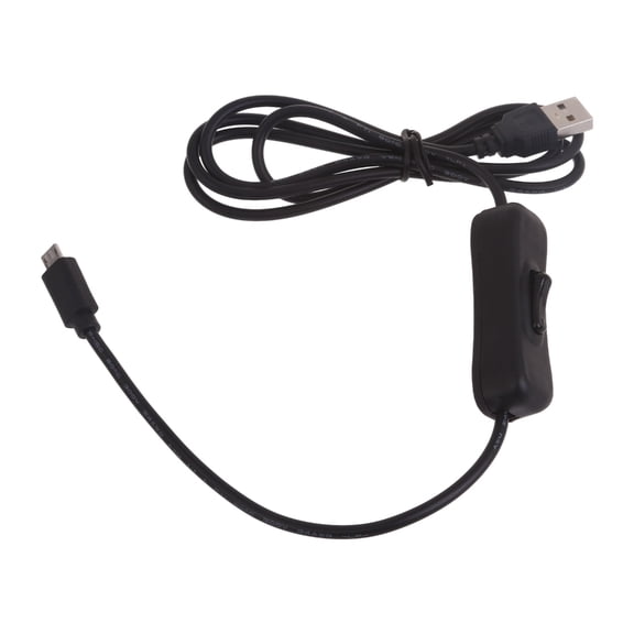 Yokua USB to Micro USB Charge Cable with Power Control Button for Tablet Bedside Lamp